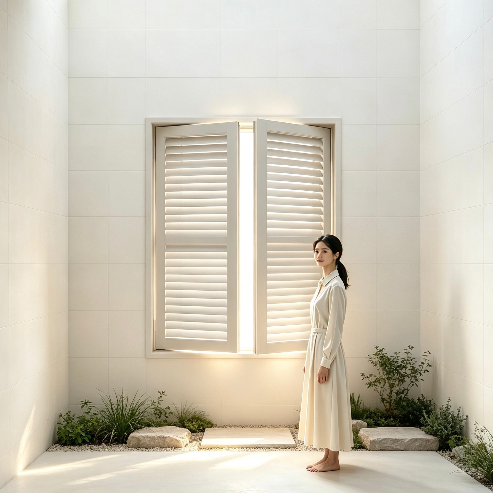 Aluminium Alloy Full Height Window Shutter