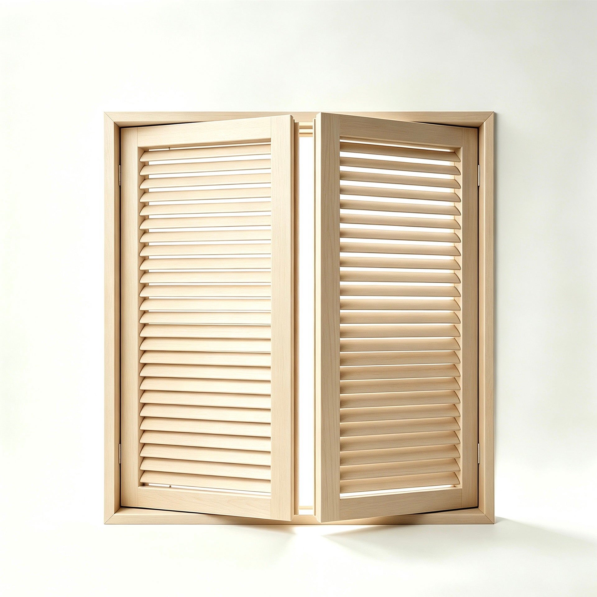 Basswood Full Height Window Shutter