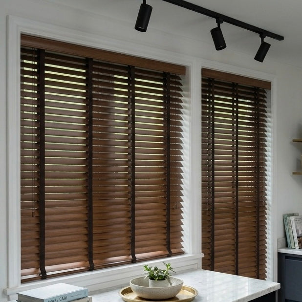 Basswood Blinds with tape