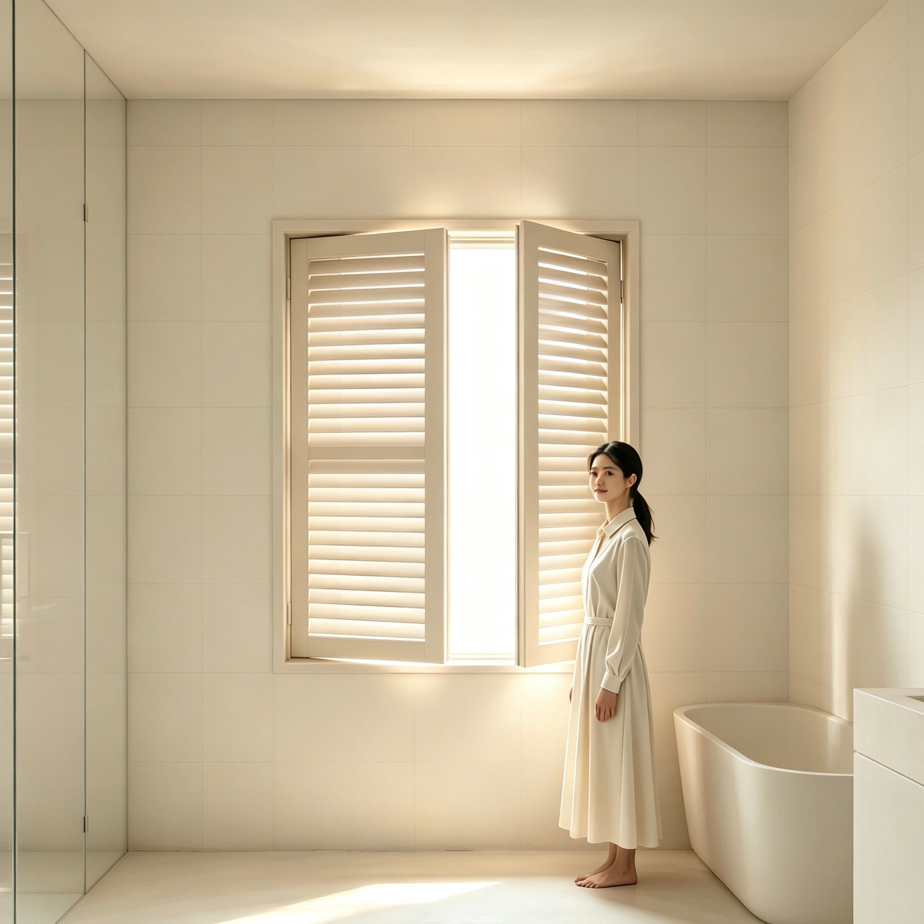 PVC Full Height Window Shutter