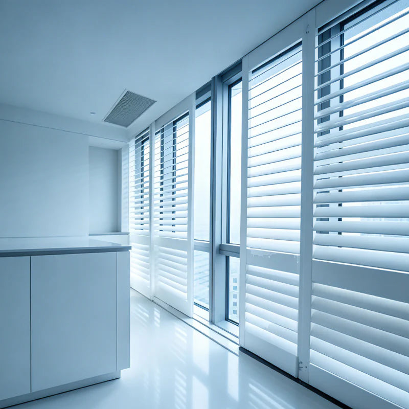 Oak Wood Sliding Shutter for Window