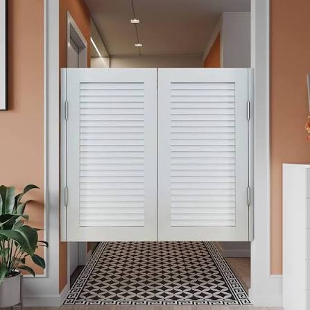 Basswood Cafe Shutter for Door